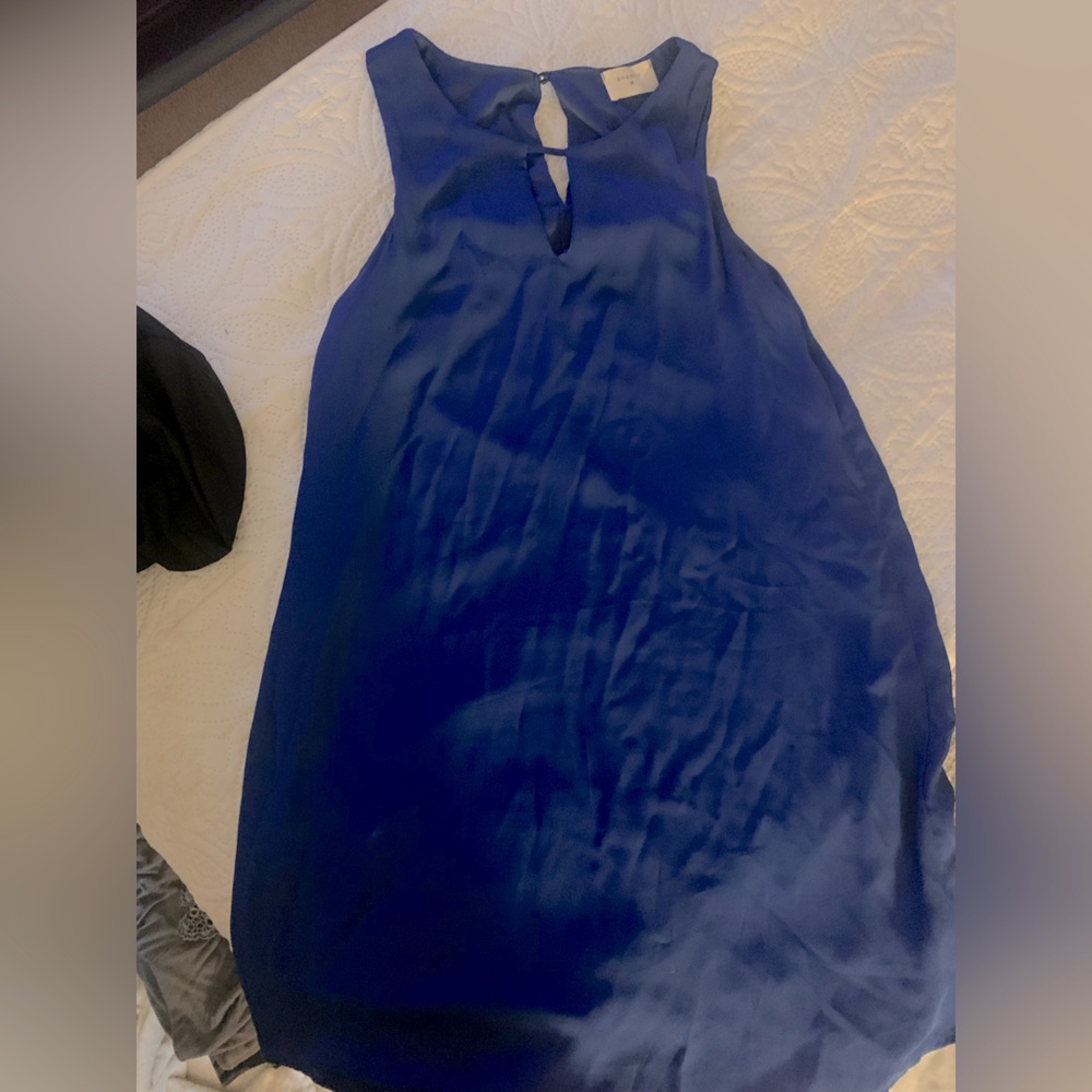 Blue dress
